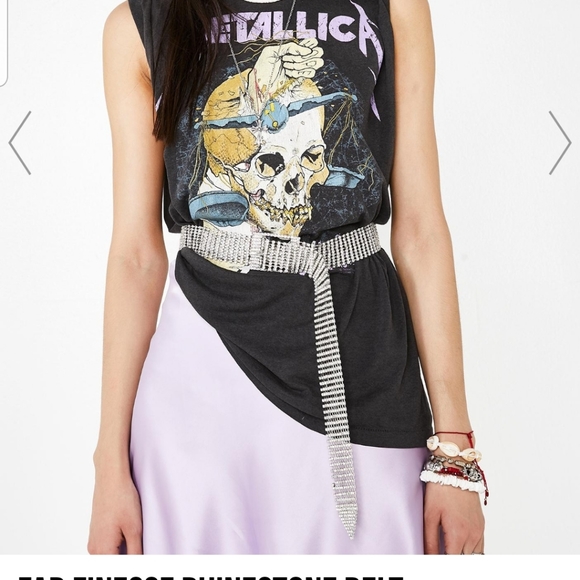 Rhinestone bling belt - Picture 4 of 8